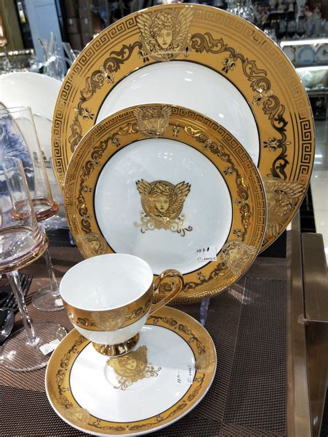 versace dinner table|gianni versace dinner plate set.